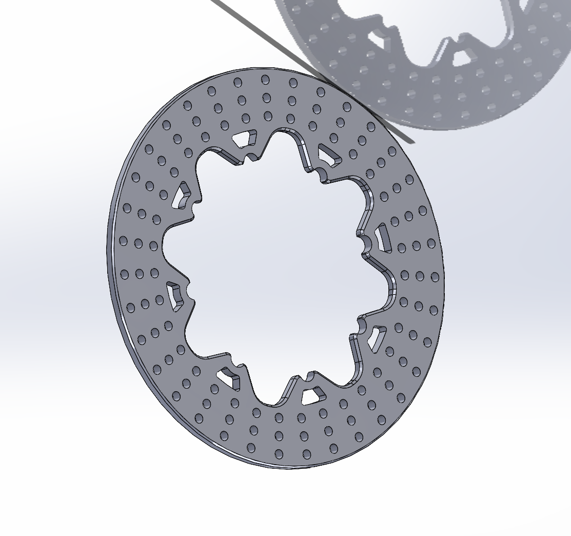 Brake rotor CAD